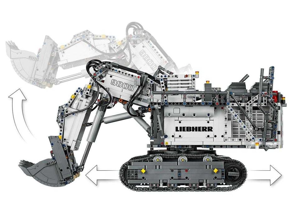 Lego Technic 42100 Koparka Liebherr R 9800