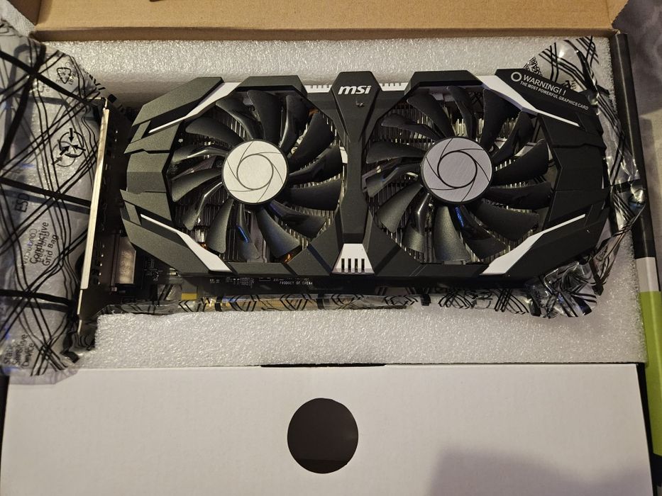 Karta graficzna MSI NVIDIA Geforce GTX 1060 3GB OC Dual fans -sprawna