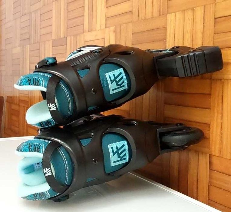 Patins em linha em ótimo estado (utilizados 2 vezes)!