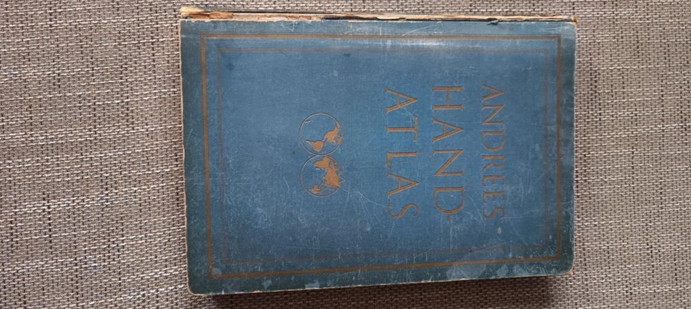 Atlas świata Andrees Hand Atlas 1937