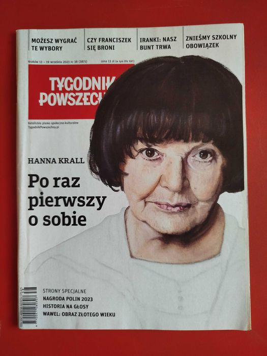 Tygodnik Powszechny nr 38/2023, 13-19 wrześnie 2023, Hanna Krall