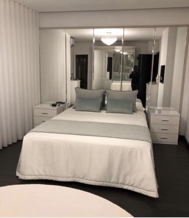 5 Espelhos 3 mm colado em aglomerado 16mm com moldura