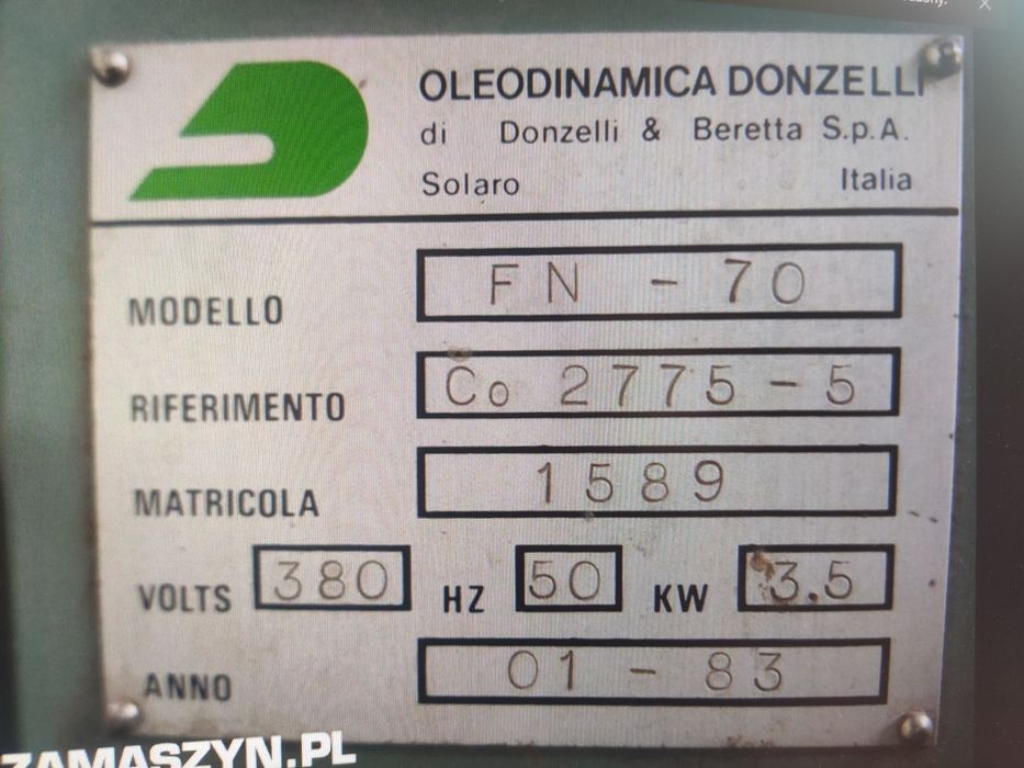 Frezarka Kopiarka Donzelli - FN-7