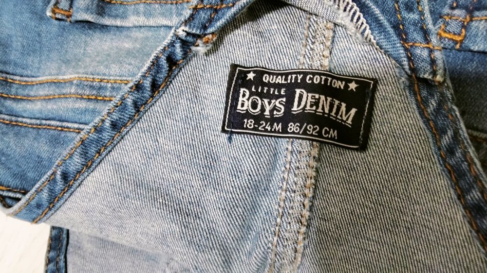 Комбінезон дитячий, джинсовий,  розмір 86/92