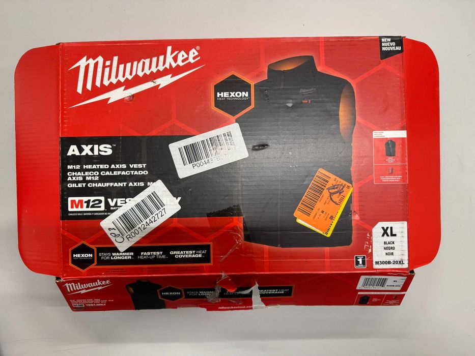 Kamizelka podgrzewana czarna HEXON Milwaukee roz. XL M300B-20XL HPVBL3