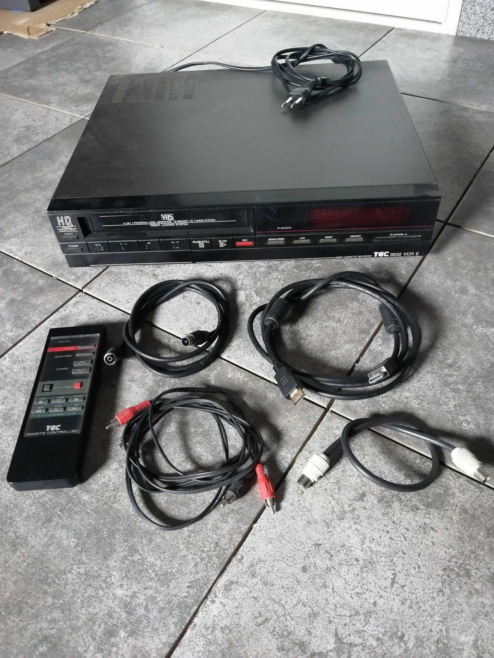 Magnetwid VHS TEC 3832 VCR videorecorder Zduńska Wola • OLX.pl