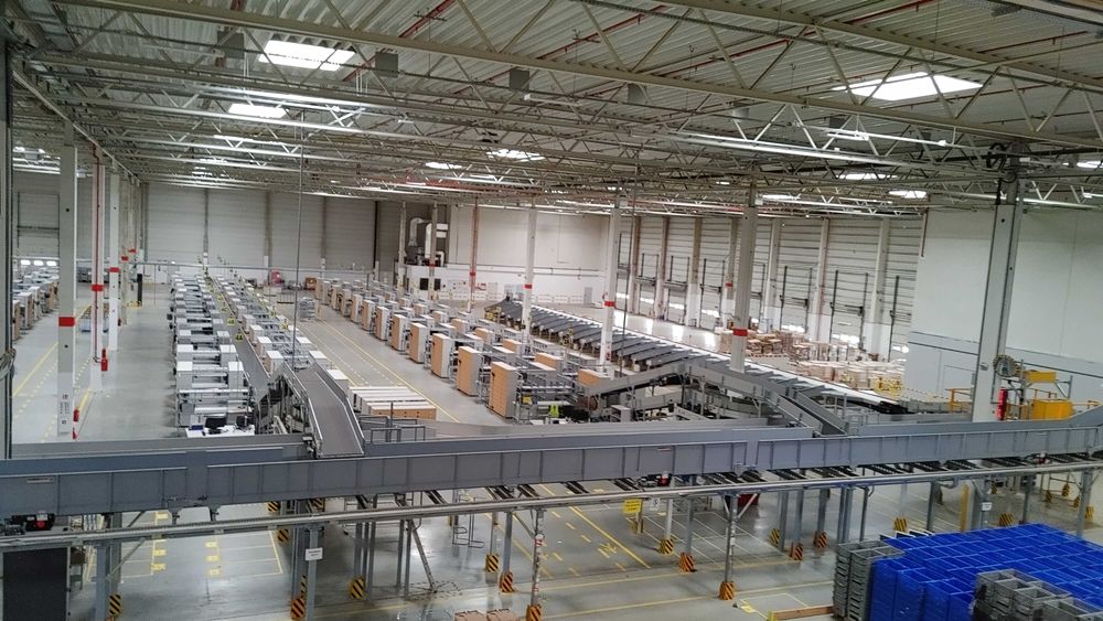 Sorter VanRiet - zdemontowany i przygotowany do transportu