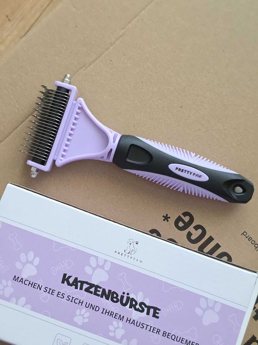 Pretty Paw szczotka dla kota do delikatnego usuwania sierści
