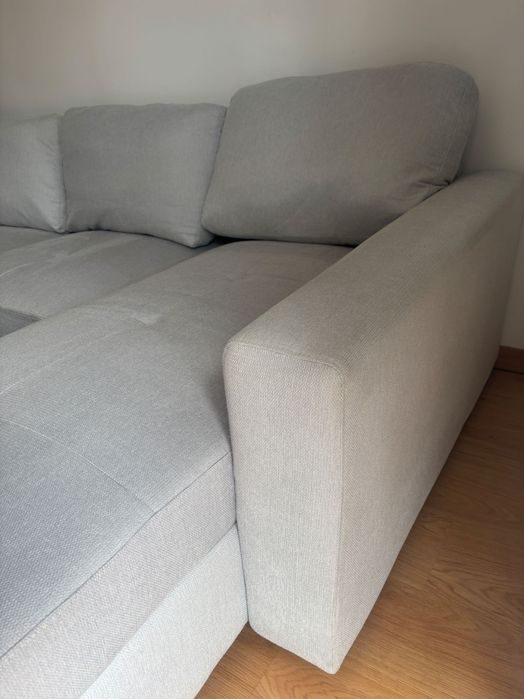 Sofá Charlotte Moviflor | Chaise Longue à Direita | Sofá-Cama | Excelente Estado