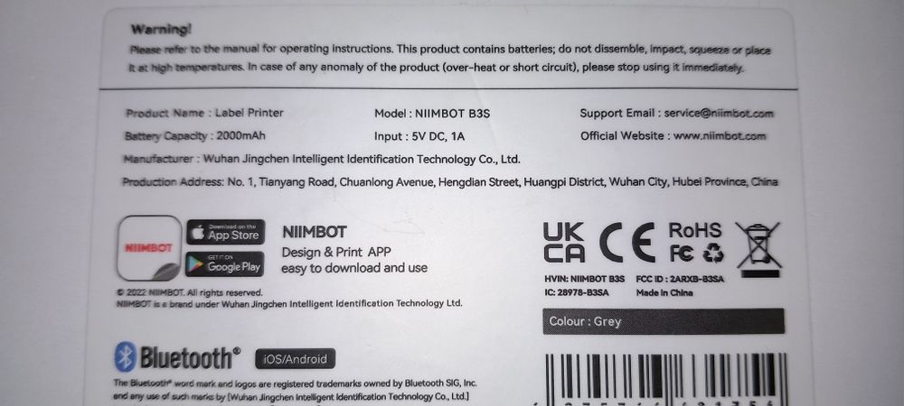 NIIMBOT B3S drukarka termiczna