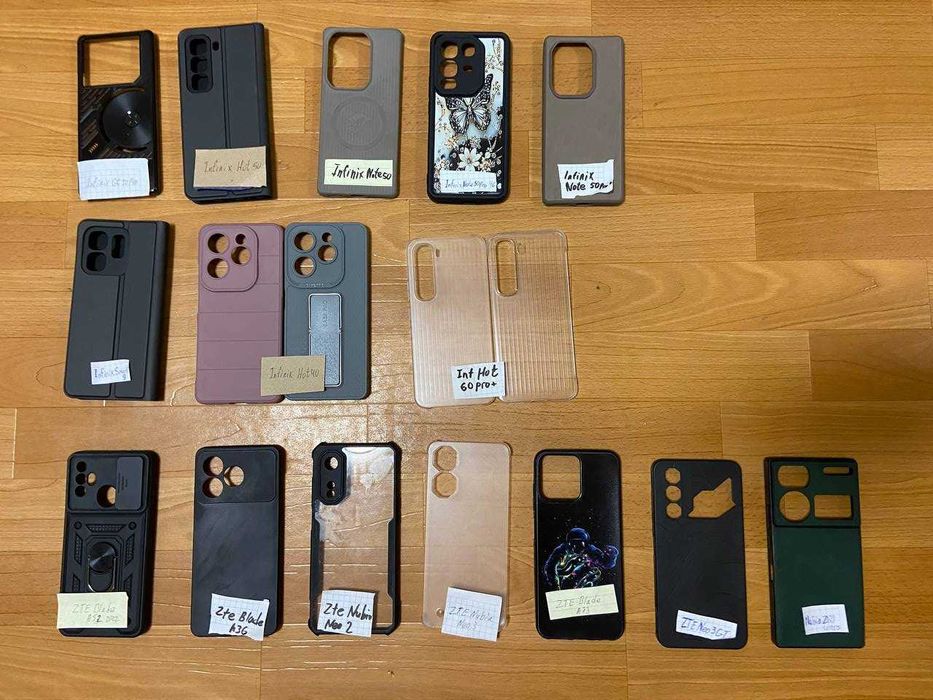 Чехлы микс 100+ на разные смартфоны