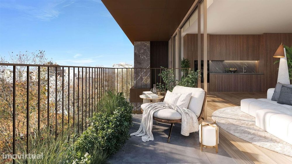 T3 com 113.65 m2 e varanda, em condomínio de luxo, Matosinhos Sul