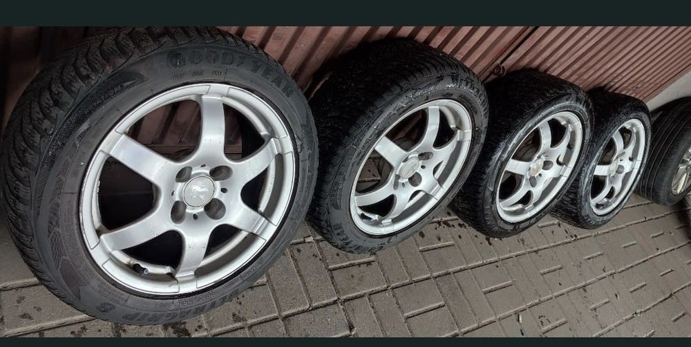 Koła alufelgi 16" 4x108 205/55/16 zima 5,5mm ET25 7J