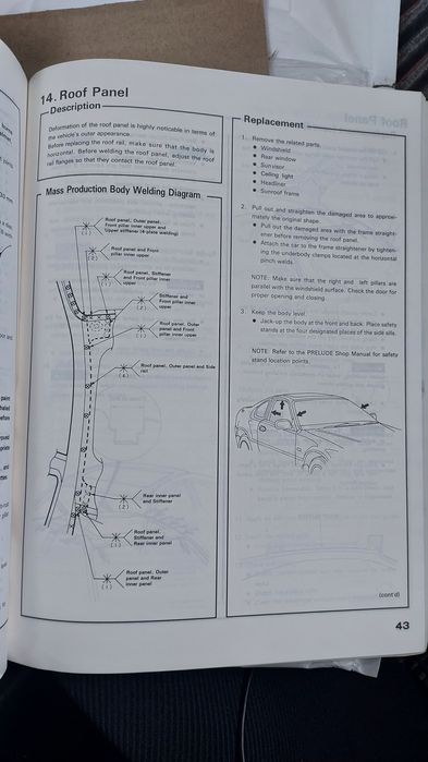 Manual Reparação Chassi Honda Prelude