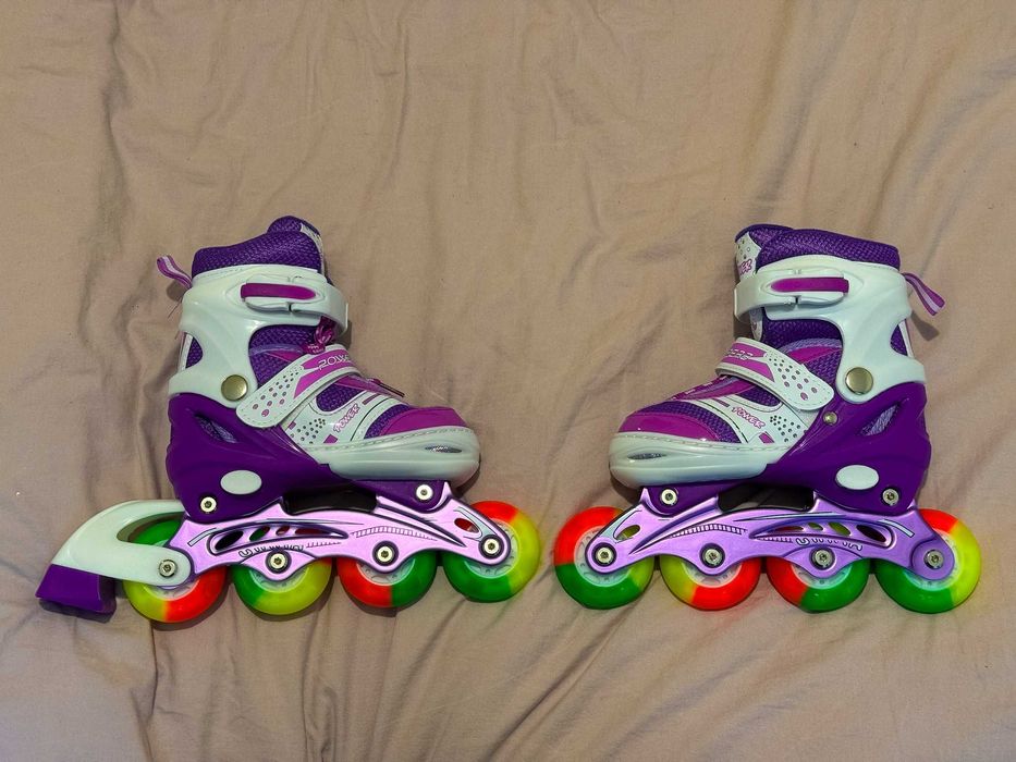 Rolki wrotki regulowane 34-37 dziecięce dla dzieci regulowane koła