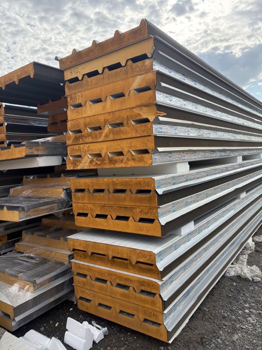 Сендвіч Панелі Від Виробника Нові Другого Сорту PUR PIR