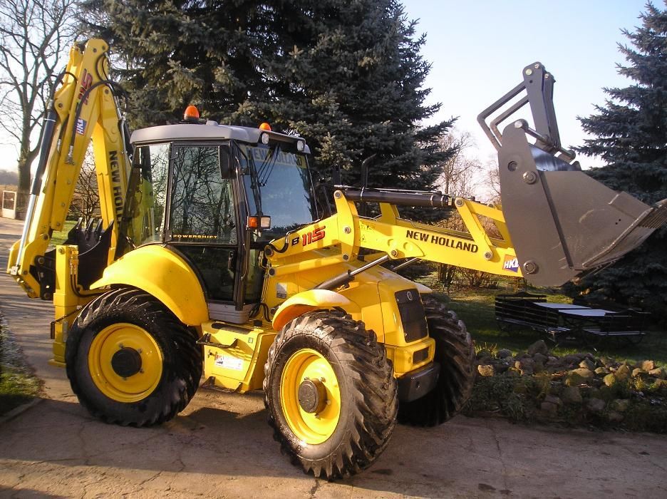 usługi koparko ładowarką koparka ładowarka Osielsko Dobrcz Bydgoszcz