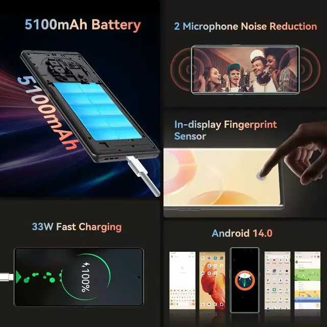 Смартфон Cubot X90 Black 16/256Gb AMOLED NFC Octa Core Global +стекло