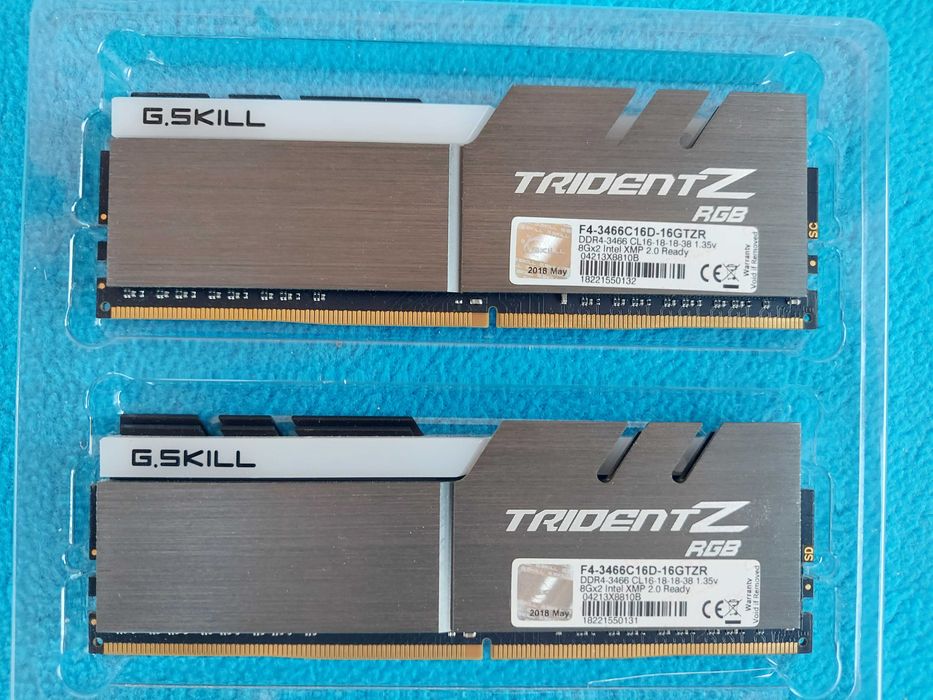 ОЗУ Оперативна память G.SKILL Trident Z RGB (2x8Gb) 16Gb DDR4 3200mhz