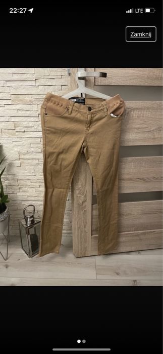 Spodnie bezowe m/l