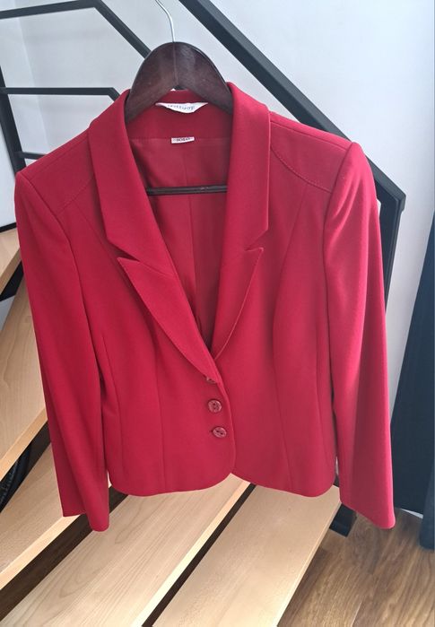 Czerwona marynarka damska Pretty One L/XL wełna