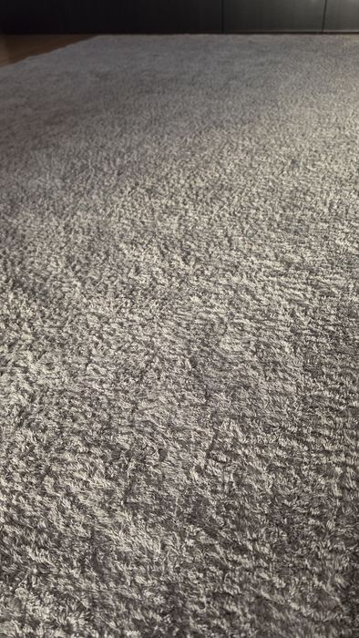 Tapete 2m x 3m cinzento pelo curto