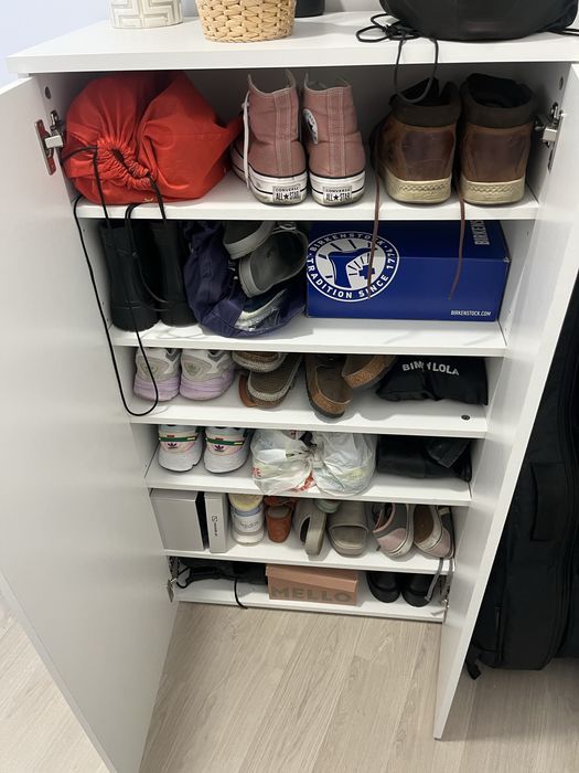 Sapateira branca Conforama