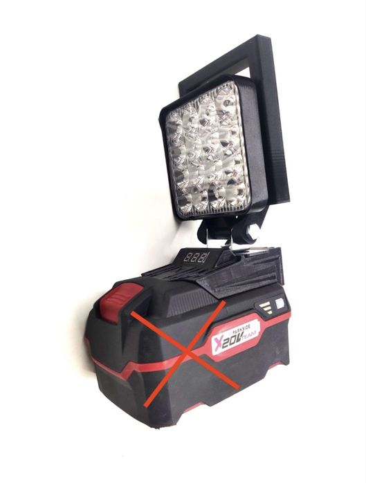 Farol Led 48w para bateria Parkside