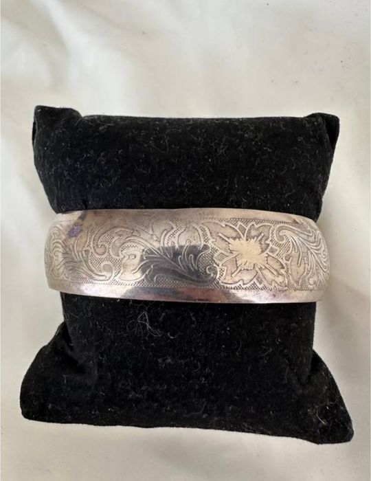 Антикварний срібний браслет