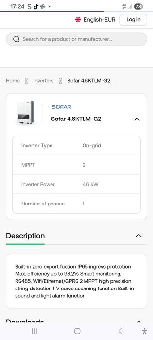 Inversor sofar 4.6ktlm-g2464727077080934403