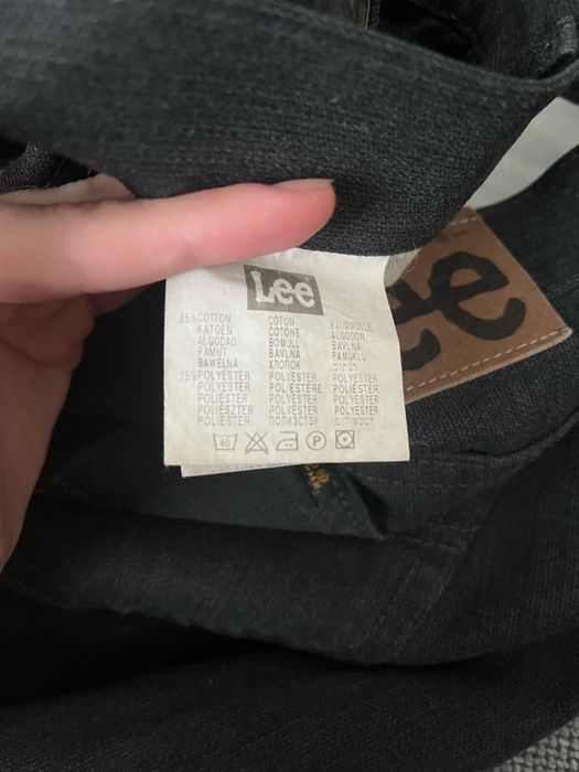 czarne dżinsy lee