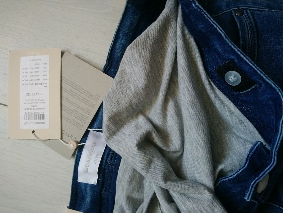 Нові джинси для вагітних W27 Slim Fit