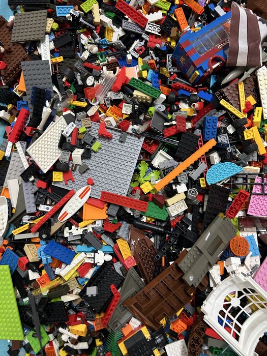 Mais de 5kg de blocos construção e conjunto novo