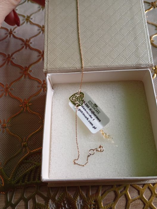 Złota bransoletka na rękę 333