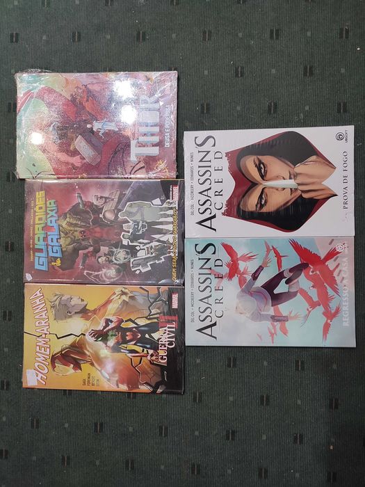 5 Revistas BD Marvel