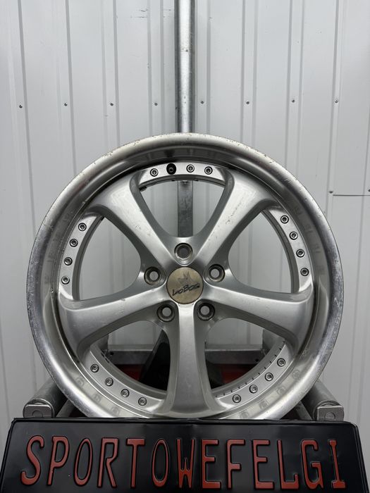 Alufelgi KOMPLET 18 cali 5x112 LOBOS Audi VW SKODA Seat A3 A4 GOLF LEON Montaż Wyważenie Test Drogowy OPONY