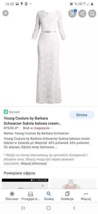 Young couture suknia balowa ślubna 46 Nowa