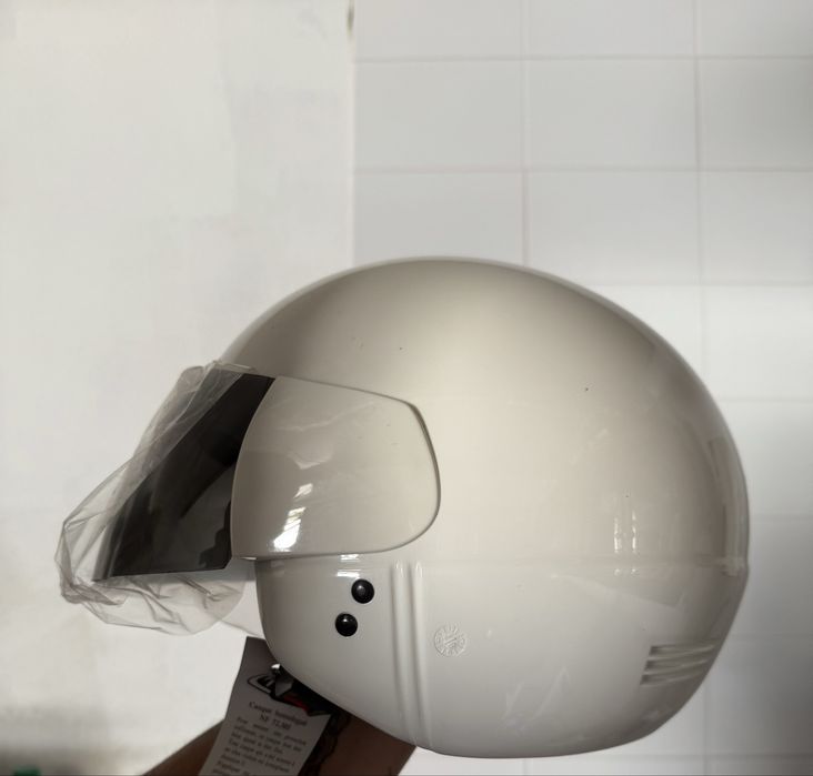 Capacete branco S novo