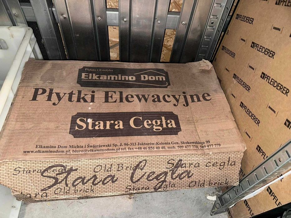 2 opakowania płytki elewacyjnej "stara cegła" biała