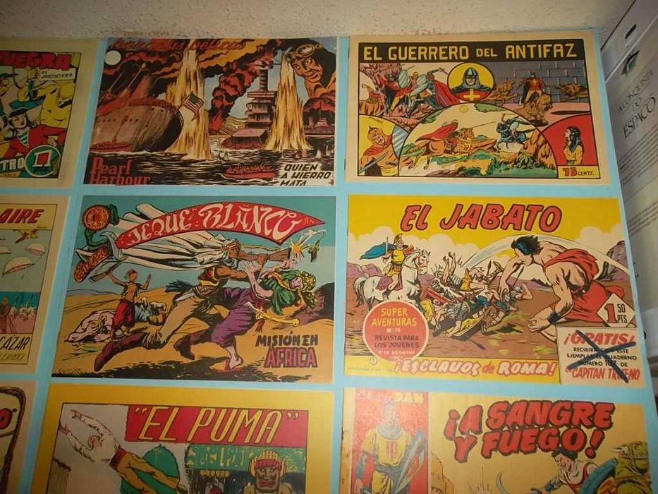 COMICS TEBEOS ANTIGOS - GUERR. DEL ANTIFAZ, CAP. TRUENO, EL PUMA...