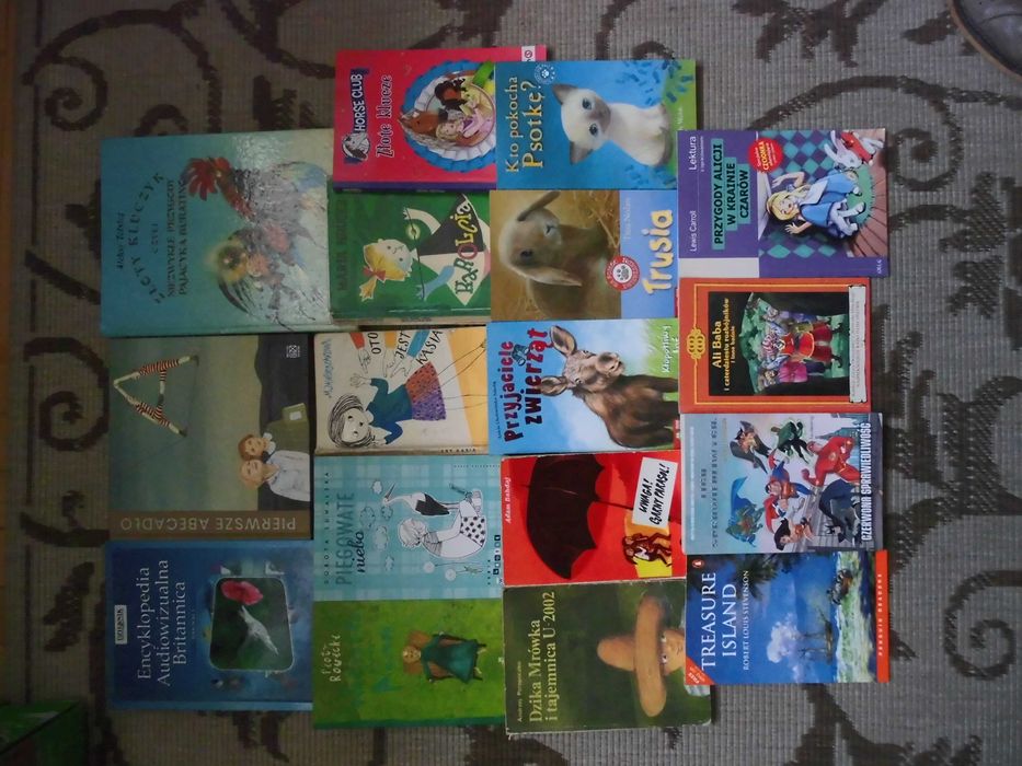 17 książek dla starszych dzieci ( 7-11 lat) - cena za komplet