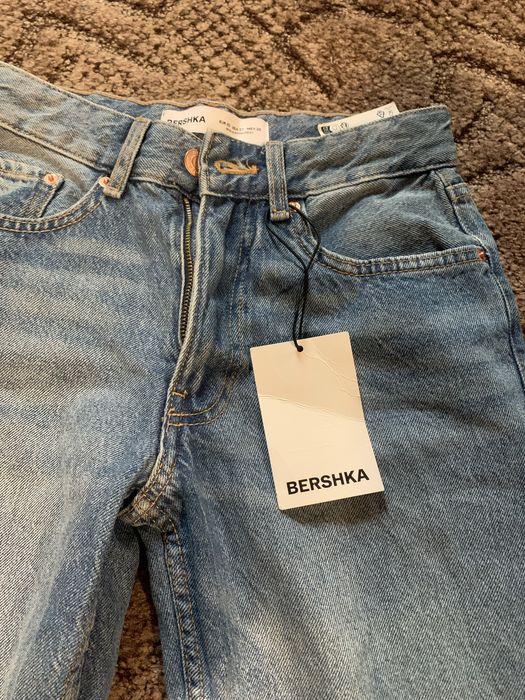 Spodnie rozm.32 straight bershka denim