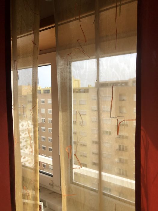 Cortinados de sala e varões