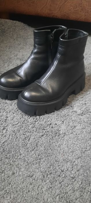 Сапоги зимние натуральная кожа