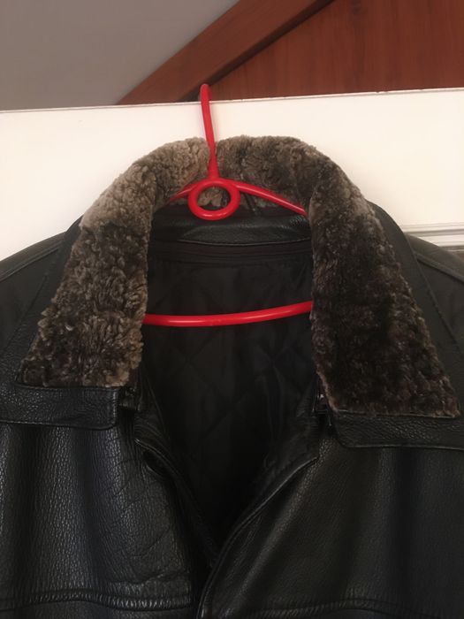 Kurtka skórzana męska