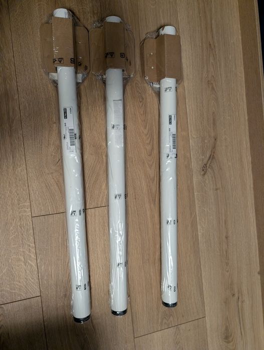 Nogi Adils Ikea nowe 3 szt biale