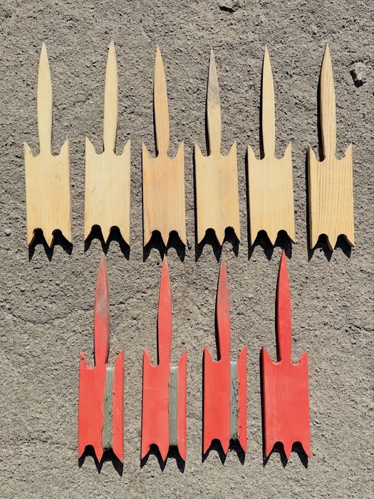 Дерев’яні донки для риболовлі 10 шт.