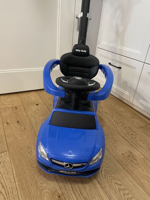 Jeździk Auto Pchacz Mercedes AMG dla dziecka 4w1 z rączką Icoon autko