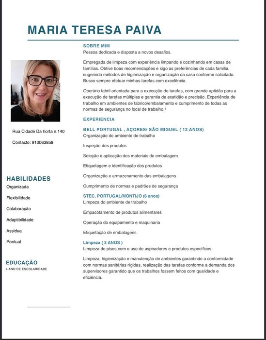 Limpezas & Auxiliar de idosos