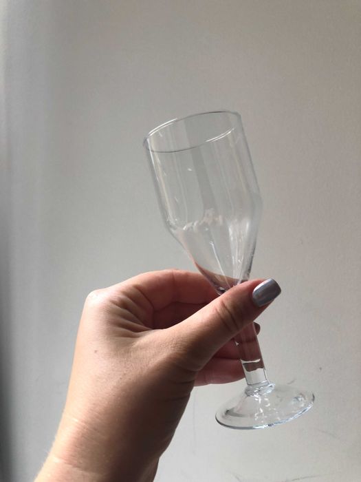 Szklany mały mini kieliszek vintage oldschool stary dobry stan jakość